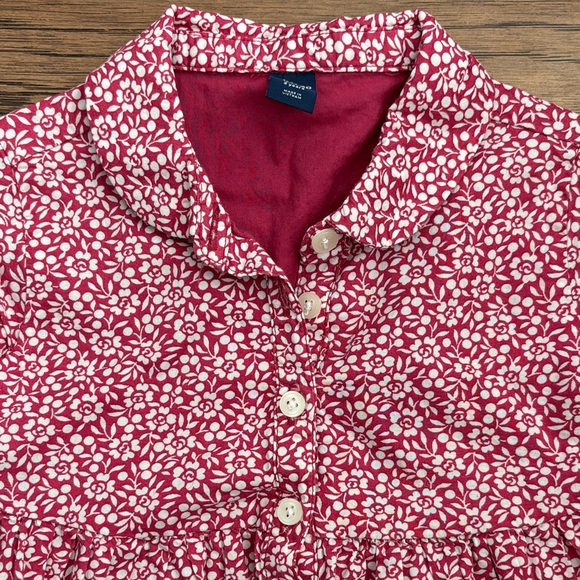 Floral Pink Cap-sleeve Dress - Picture 5 of 7